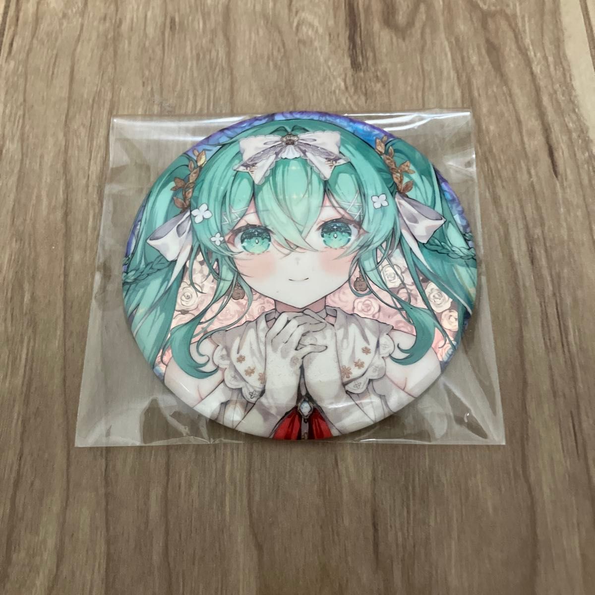 缶バッチ 初音ミク 白い雪のプリンセスは （ニコニコ超会議2025