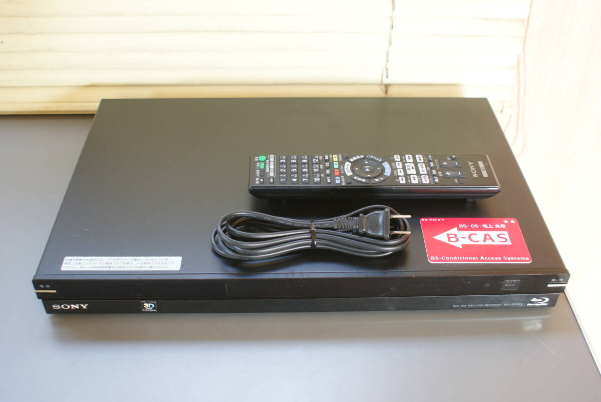 SONY BDレコーダー BDZ-AT300S SONY BDZ-AT300S HDD搭載BD/DVDレコーダー 500GB 1番組録画 動作