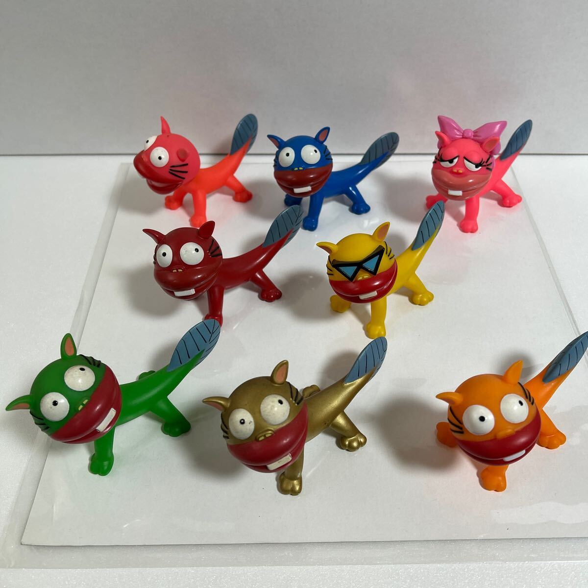レア ウナギイヌ フィギュア 4体セット ソフビ フジオプロ レア ウナギイヌ フィギュア 4体セット ソフビ フジオプロ