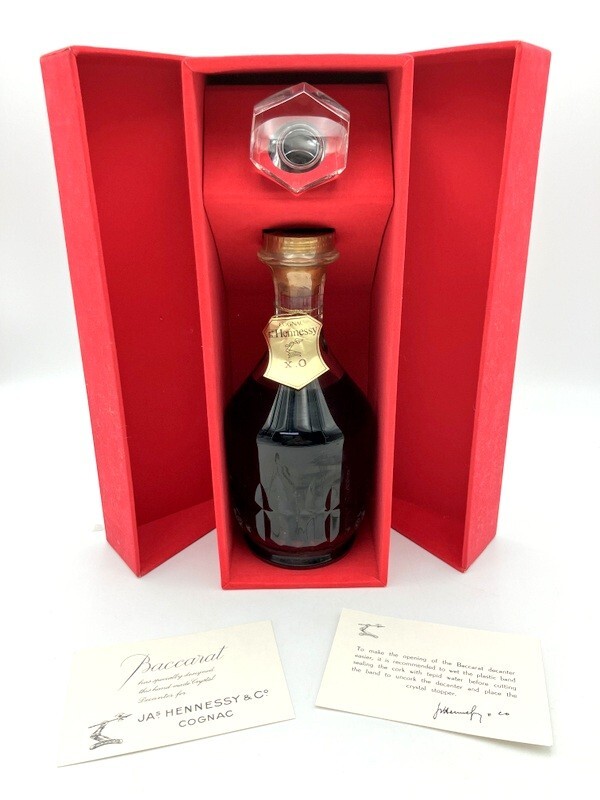 ブランデー Hennessy xo Carafe Baccarat 1000円スタート ブランデー Hennessy XO Carafe Baccarat