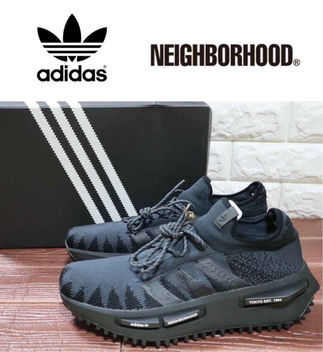 新品 定価37400円　29㎝(US11) NEIGHBORHOOD × adidas Originals NMD S1 N KNIT ネイバーフッド　アディダス ID3205_画像1
