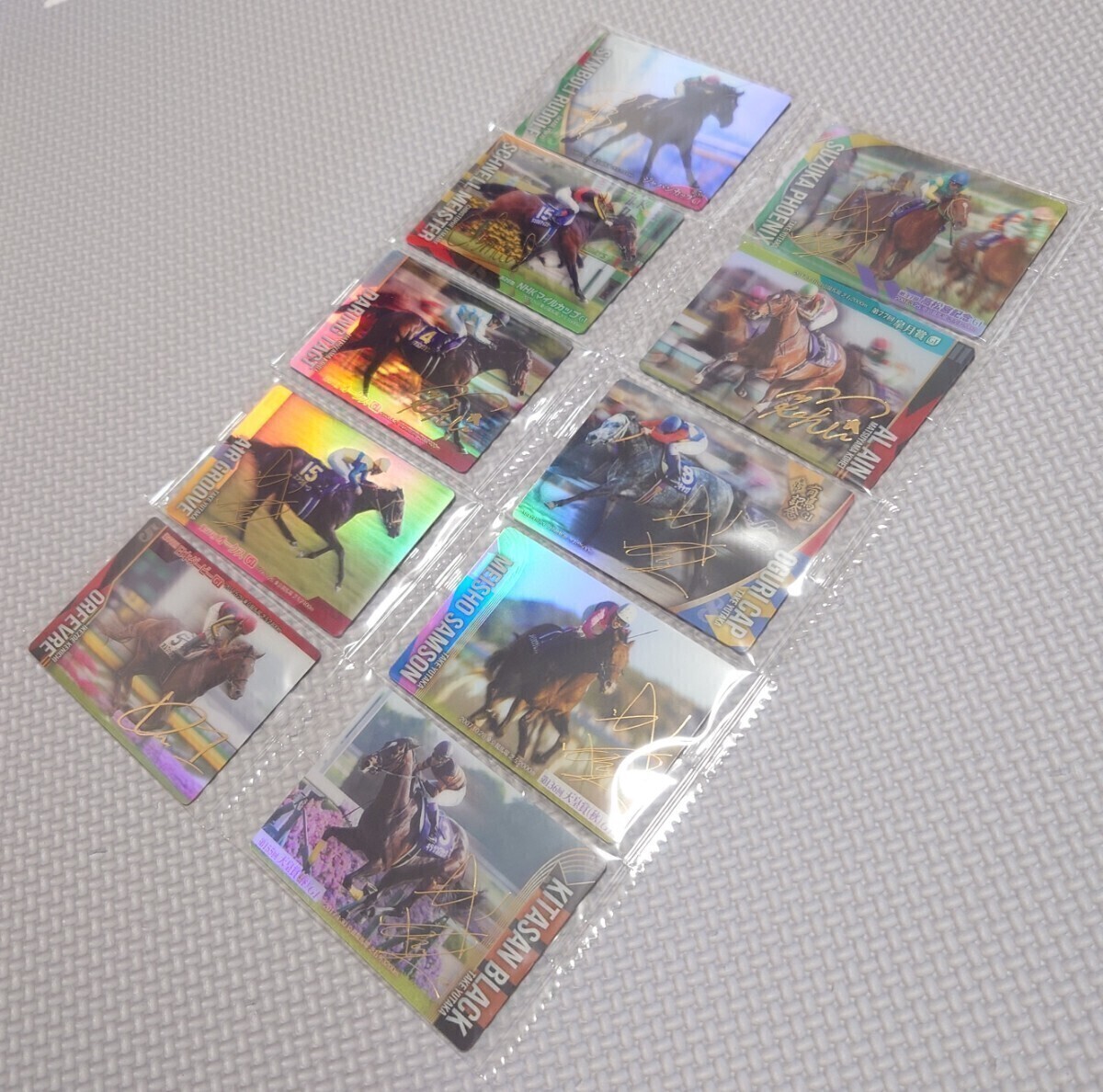 サラブレッドホースコレクション 第2R 金箔サイン レアカード 10枚セット サラブレッドホースコレクション 第2R 金箔サイン レアカード 10