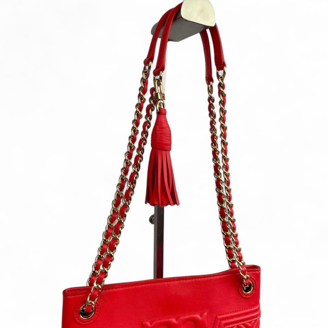 美品 トリーバーチ 2wayショルダーバッグ フレミング チェーン