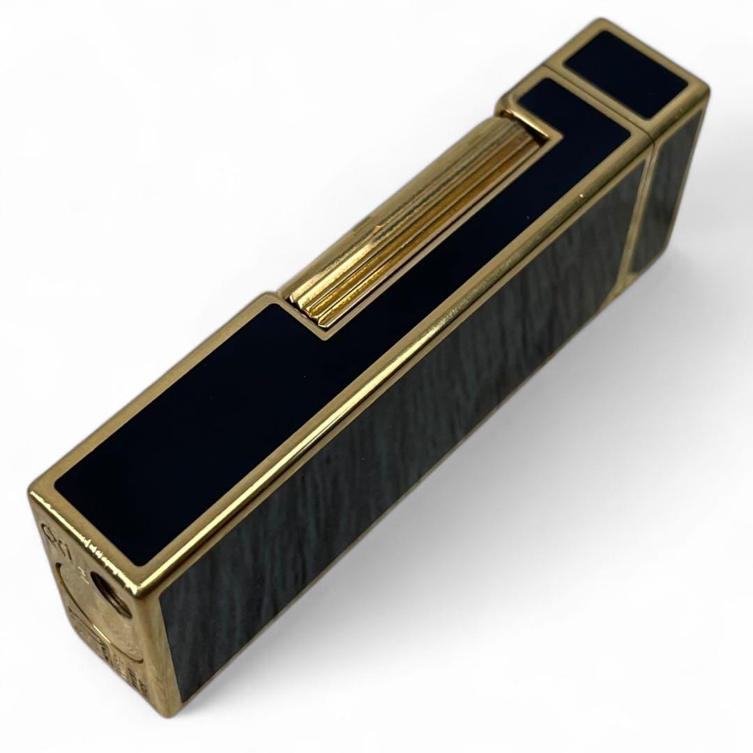 Dunhill ガスライター ローラー式 ゴールド 美品 ダンヒル ガスライター ローラー式 ゴールド金具 dunhill