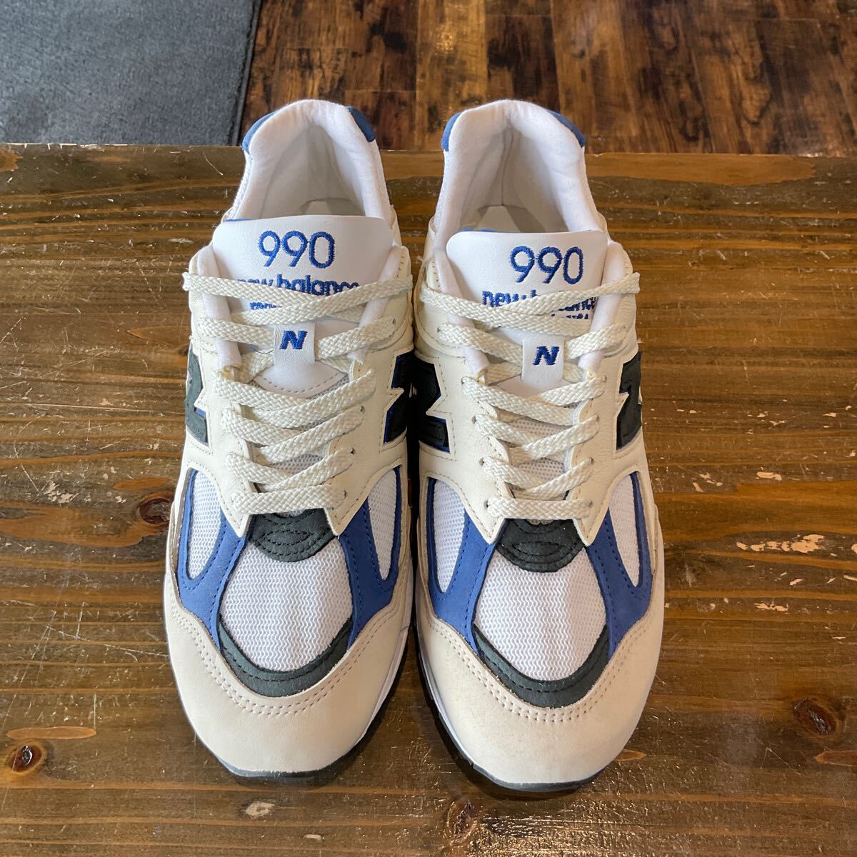 【在庫有即国内発】ニューバランス new balance USA製 M990WB2 new balance ニューバランス M990WB2 USA製 ホワイト ブルー
