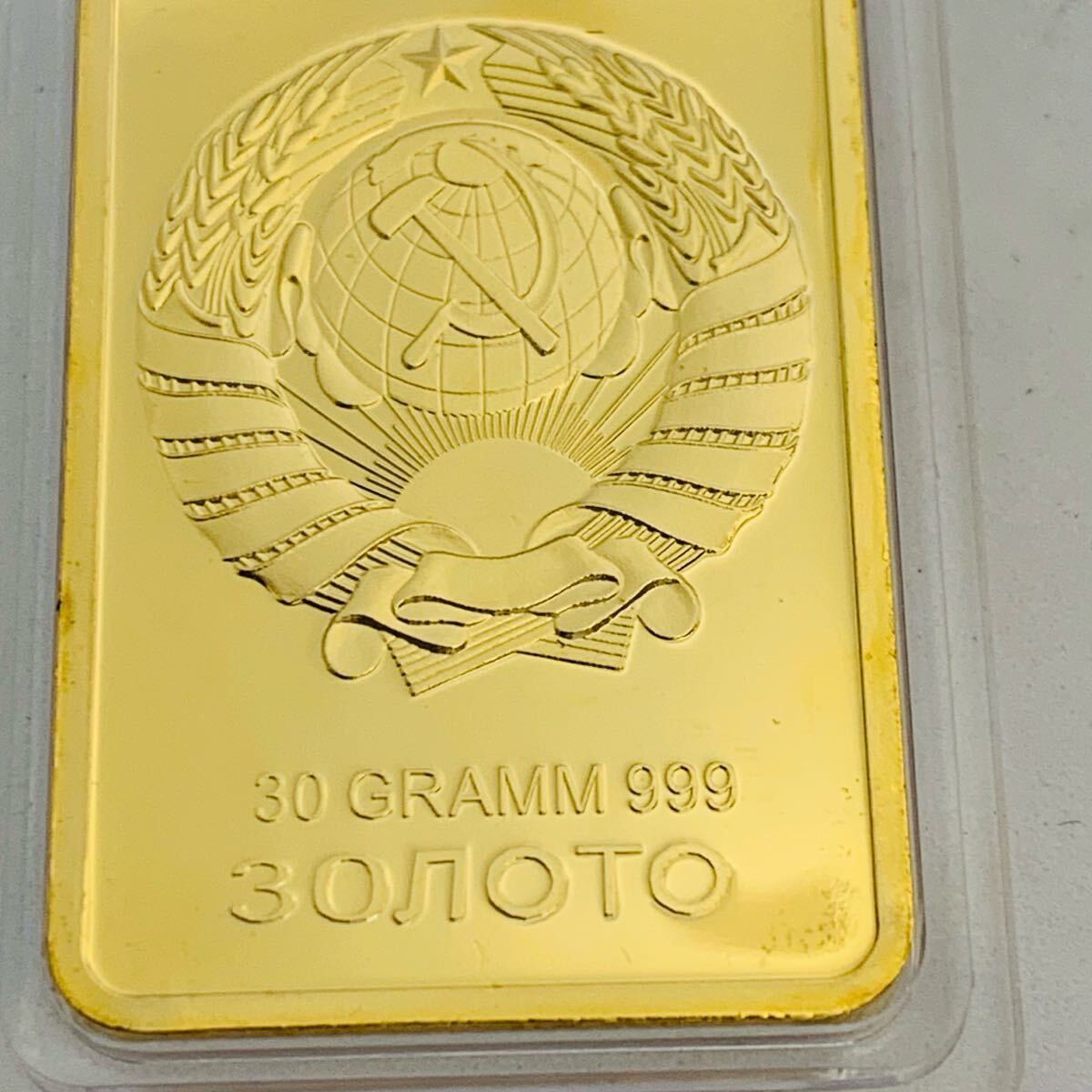 ソビエト連邦の国章 金貨 ロシア記念コイン 外国コイン コレクション ギフト 大型金貨 記念金貨 1オンス 古銭 収蔵品 アンティークコイン_画像7