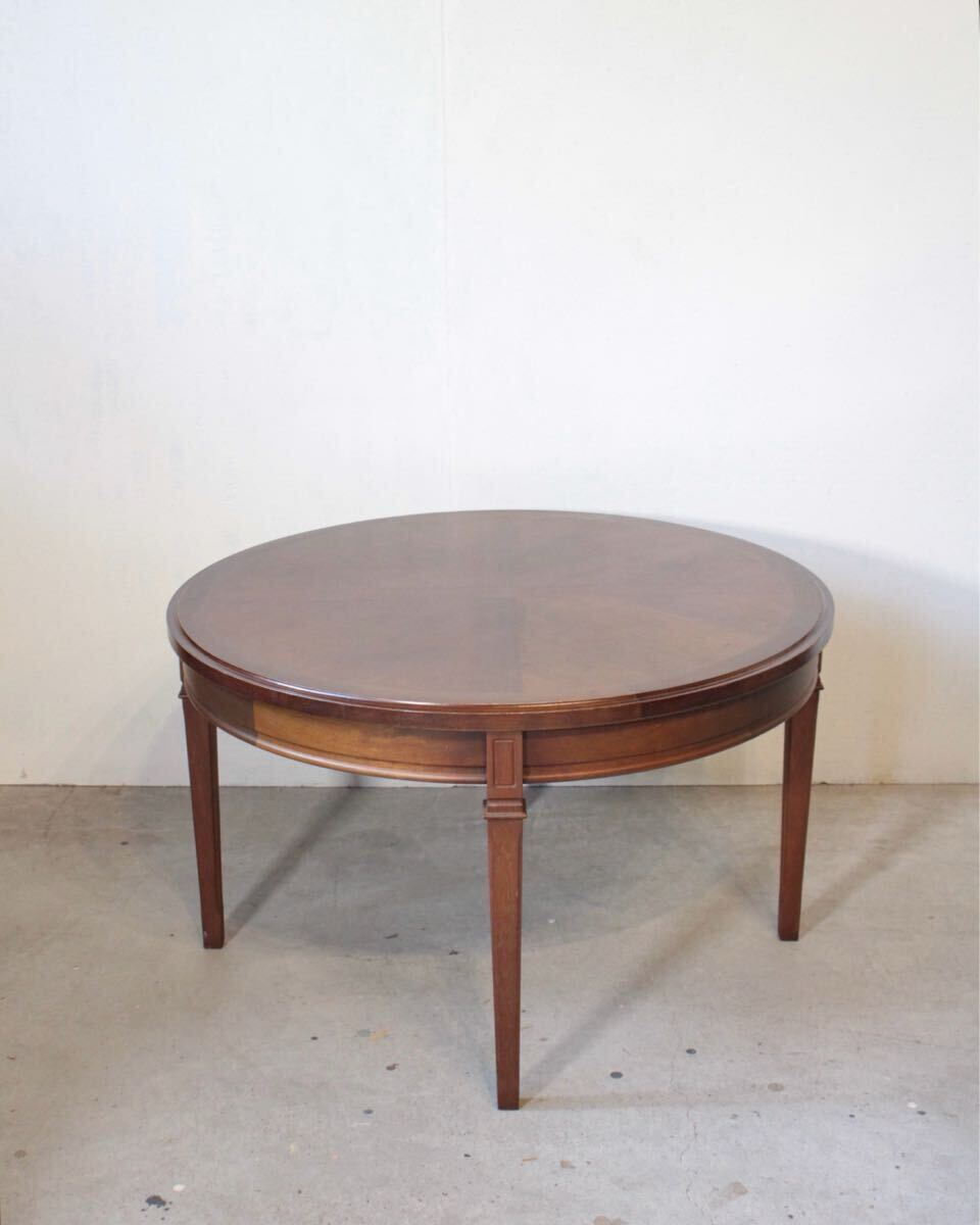 マルニ木工　オールドマルニ　ローテーブル マルニ木工 木製ラウンドテーブル 幅85cm ローテーブル センター