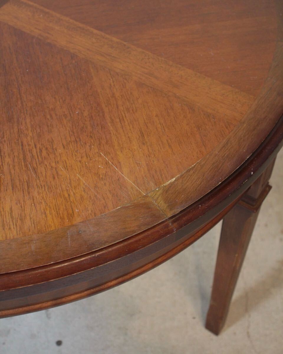 マルニ木工 木製ラウンドテーブル 幅85cm ローテーブル センター