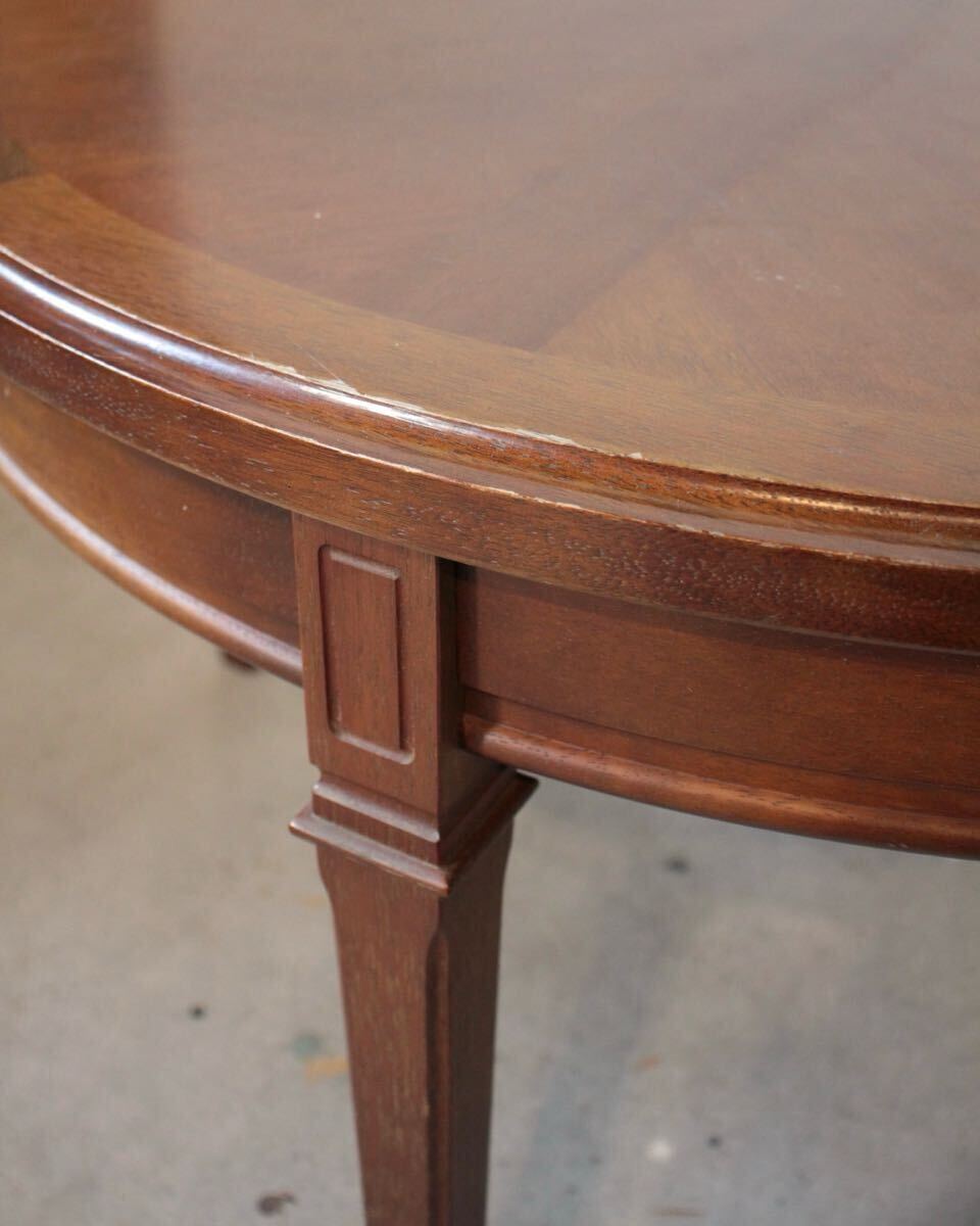 マルニ木工 木製ラウンドテーブル 幅85cm ローテーブル センター