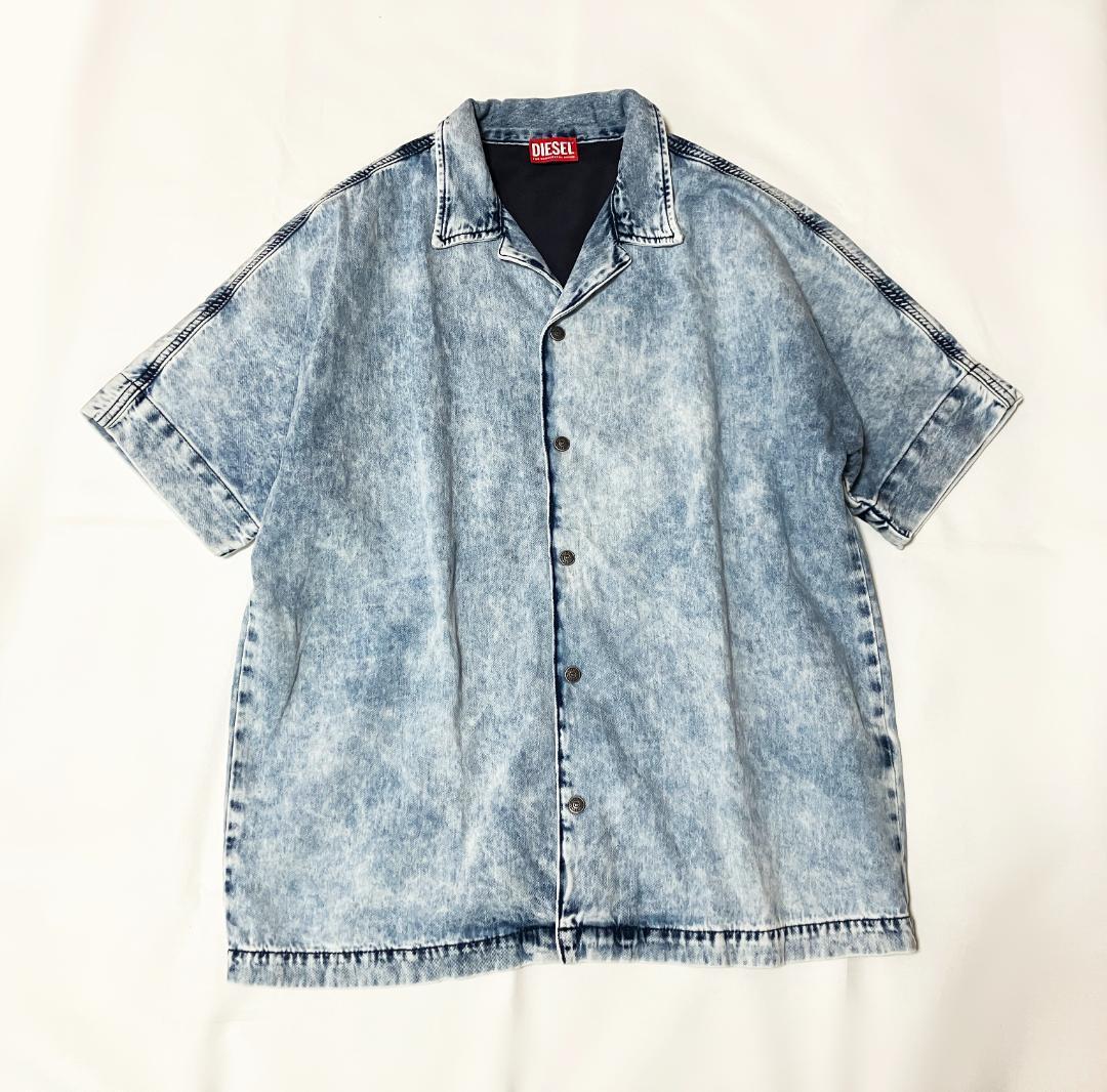 D-NABIL-S DIESEL ディーゼルメンズ シャツ デニム 半袖 コム