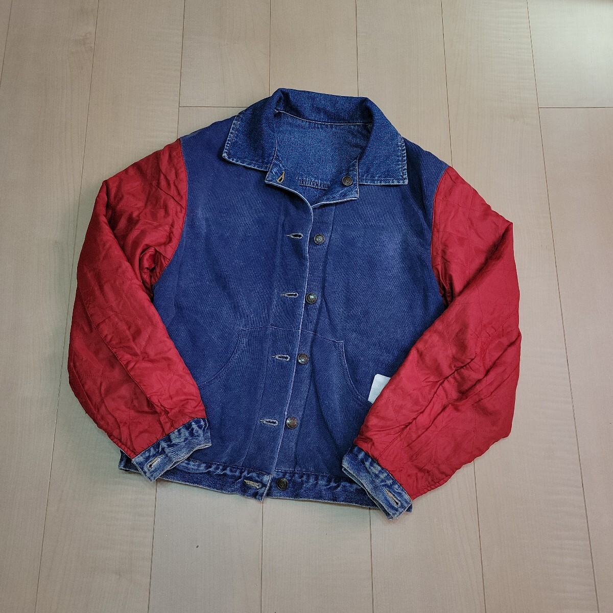 90s ARMANI JEANS★リバーシブルデニムジャケット インサイドアウト ☆90s ARMANI JEANS リバーシブル デニムジャケット インサイド