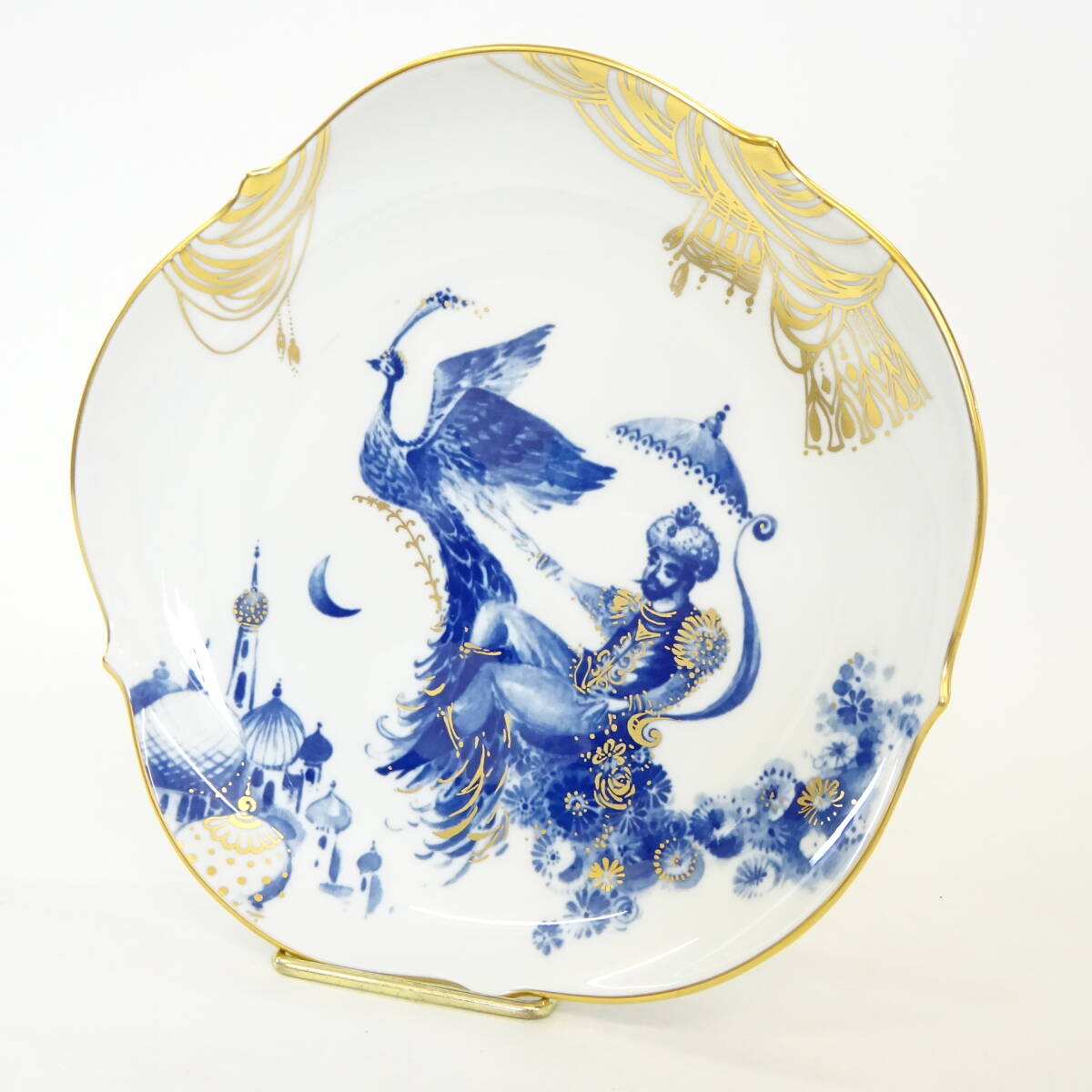 アラビアンナイト テーマ 漆器 装飾品 Meissen 2009年 イヤープレート / アラビアンナイト 飾り皿 絵皿