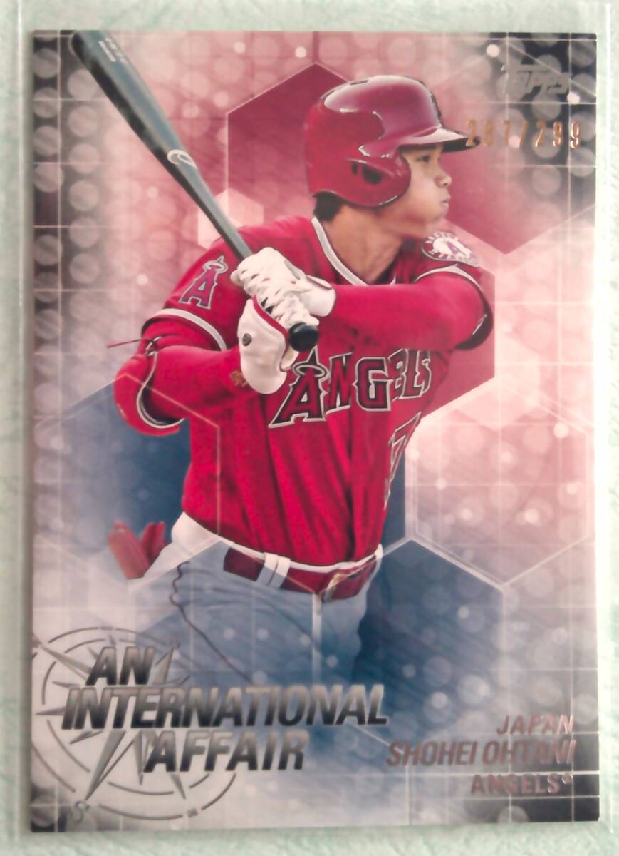 Topps2018 STADIUMCLUB 大谷翔平 RC ルーキーカード 299枚限定】2018 大谷翔平TOPPS AnInternationalAffair #IA-23