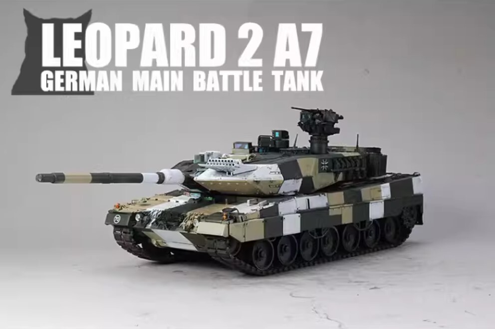 1/35 ドイツ軍 主力戦車 レオパルト2A7 組立塗装済完成品_画像1