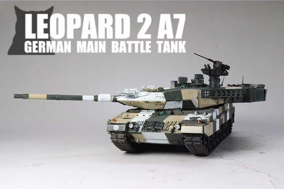 1/35 ドイツ軍 主力戦車 レオパルト2A7 組立塗装済完成品_画像2
