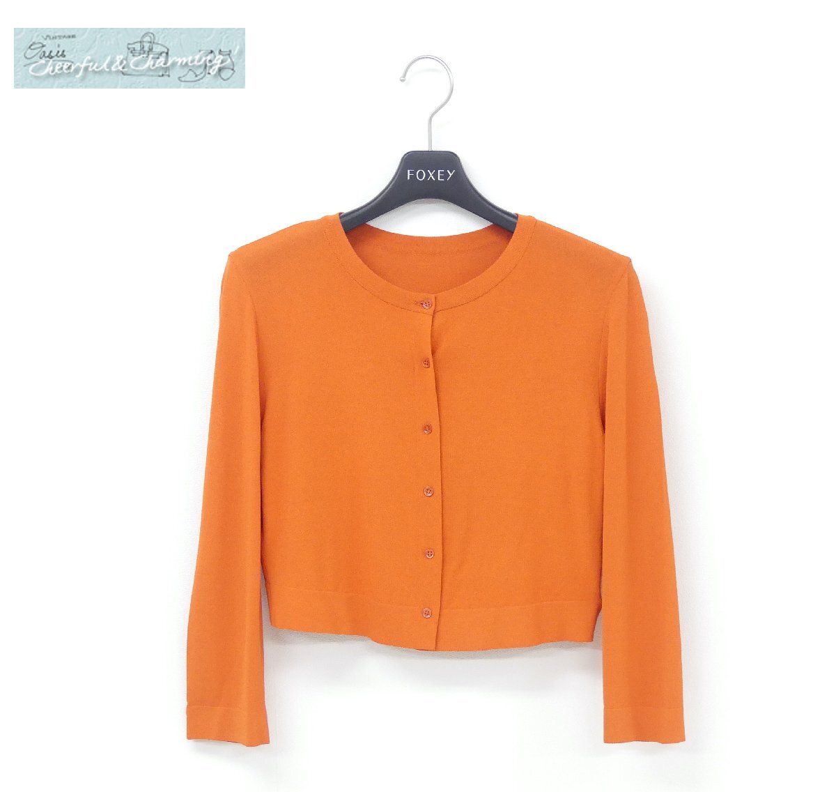 FOXEYアッパースタンダードカーディガン 38 フォクシー アッパースタンダード カーディガン ブラック 38