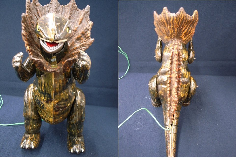 BULLMARK◇えりまき怪獣ジラース/電動ブリキ歩行/当時物 2025年