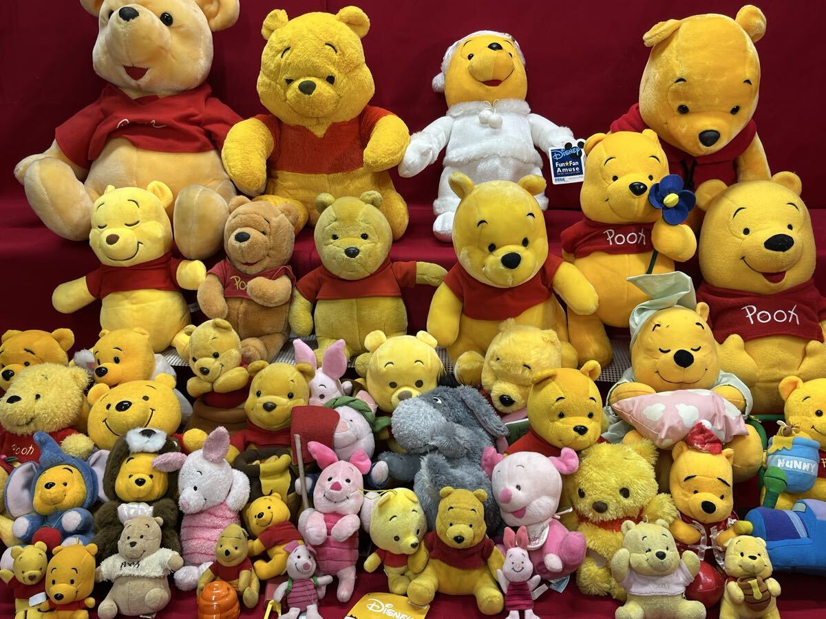 ディズニー プーさん イーヨー ピグレット マスコット まとめ売り Disney ディズニー くまのプーさん ぬいぐるみ マスコット 大量