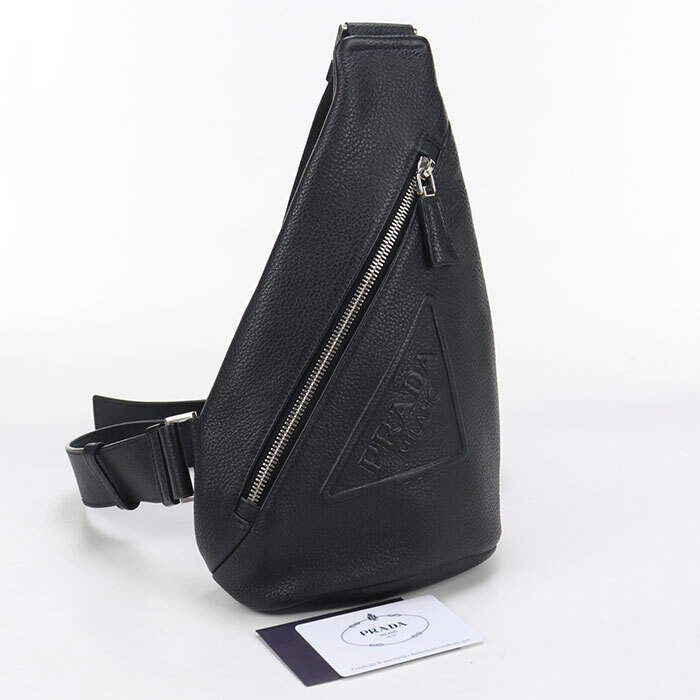 中古良品 PRADA プラダ ボディバッグ 2VZ098 2BBE F0002 ワンショルダーバッグ ヴィッテロダイノレザー メン_画像1