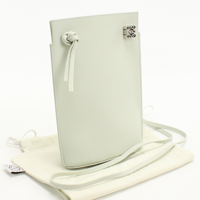 中古良品 LOEWE ロエベ 斜め掛け ショルダーバッグ C630R12X01 ダイスポケット レディース グリーン