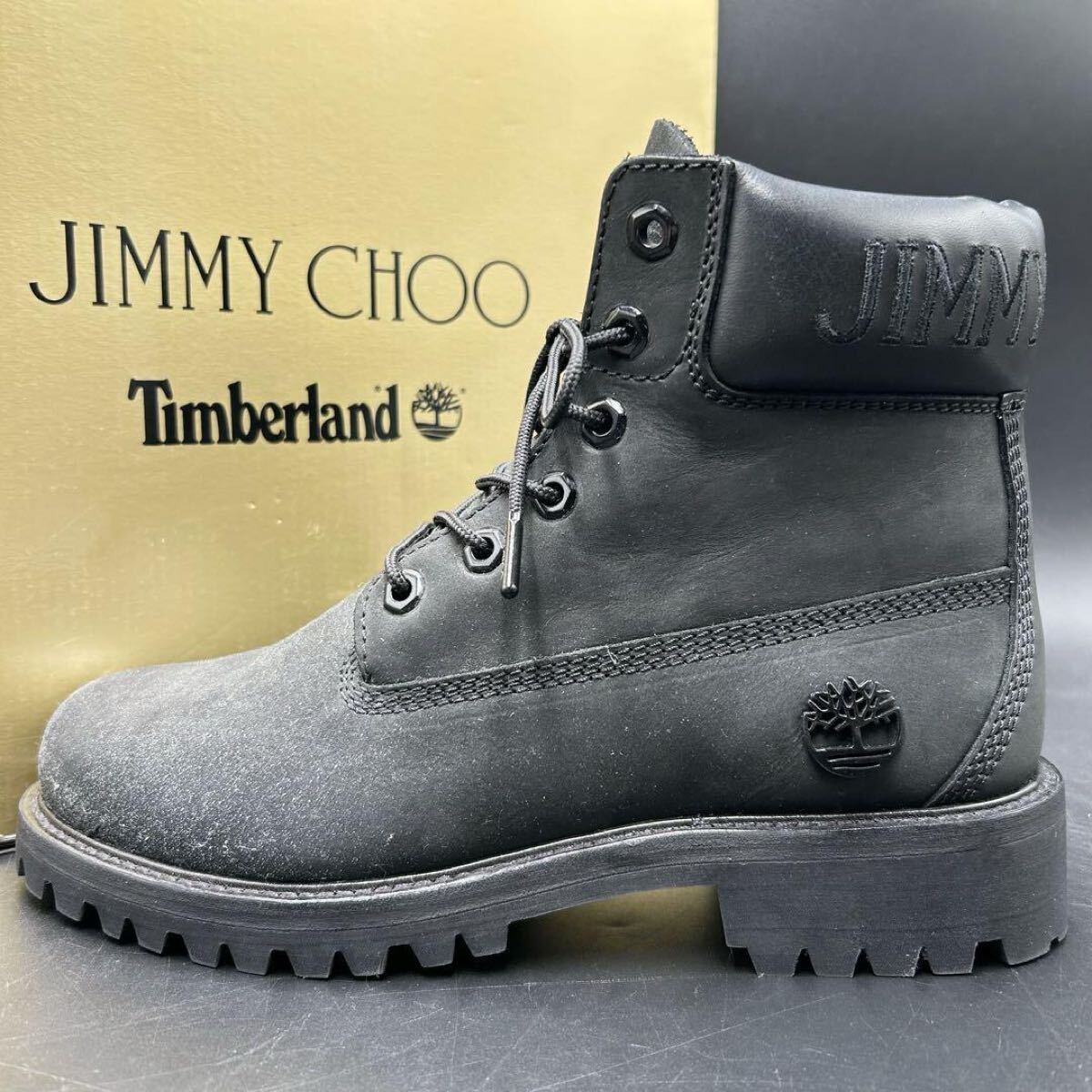 Timberland ティンバーランド ハイカットブーツ ブラック 27cm〜 1円 【新品同様】 JIMMY CHOO ジミーチュウ Timberland
