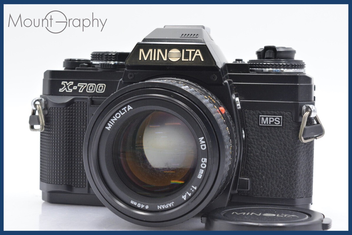 【同梱歓迎】希少な動作品実用■MINOLTA X-1 + MD 50mm F1.7■シャッター全速・露出計完動■AJ440 同梱歓迎実用□ミノルタ MINOLTA X-700 ボディ+MD 50mm F1.4□