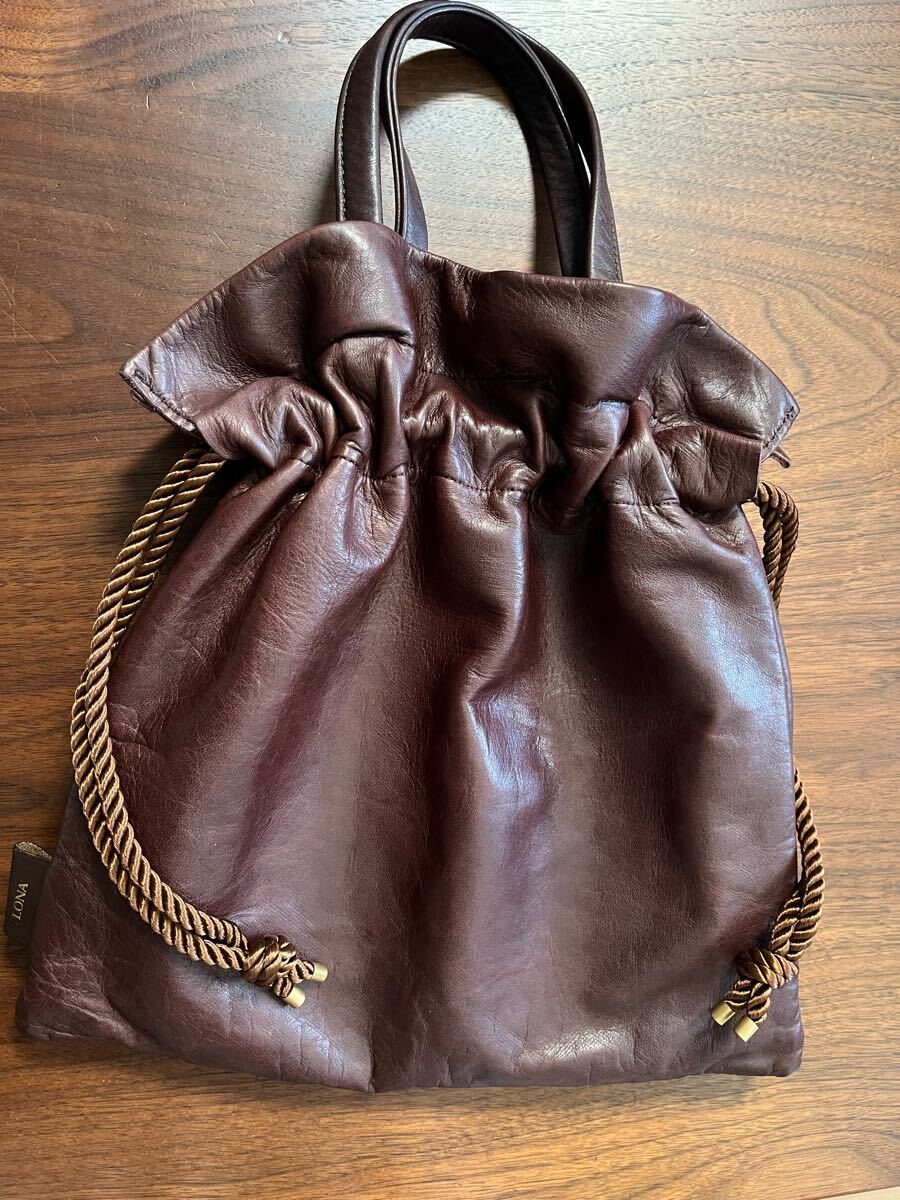 即決★LONAロナ★UMAKINミディアムサイズ★ショルダーハンドバッグ★限定色モカブラウン★中古 ★馬革レザー★使用に伴う傷擦れあり★_画像2