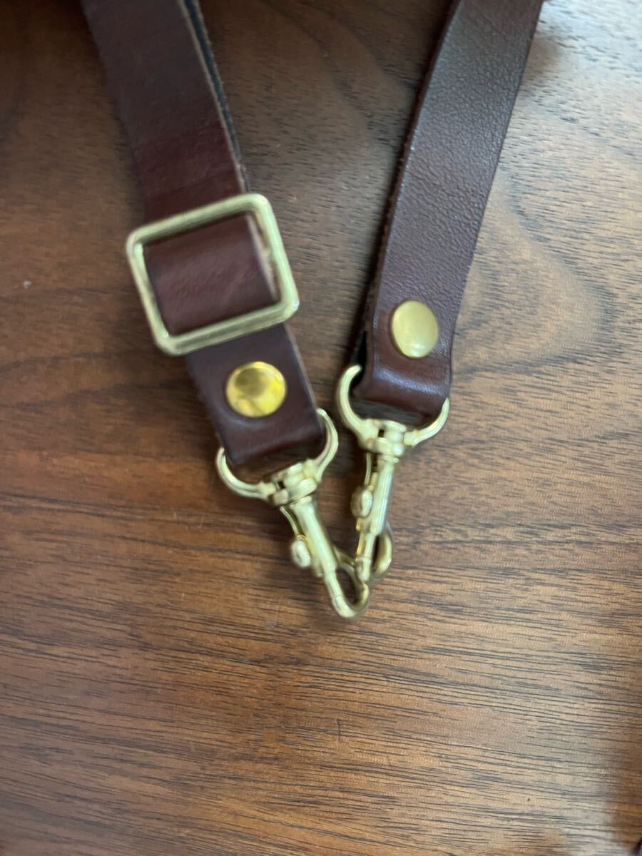 即決★LONAロナ★UMAKINミディアムサイズ★ショルダーハンドバッグ★限定色モカブラウン★中古 ★馬革レザー★使用に伴う傷擦れあり★_画像10