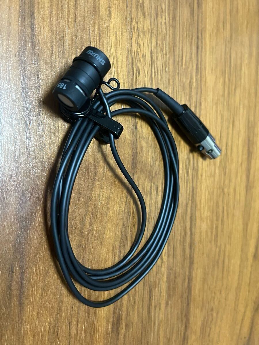 SHURE プレミアカーディオイドラベリアマイクロホン WL185X ほぼ未使用 SHURE プレミアカーディオイドラベリアマイクロホン WL185X