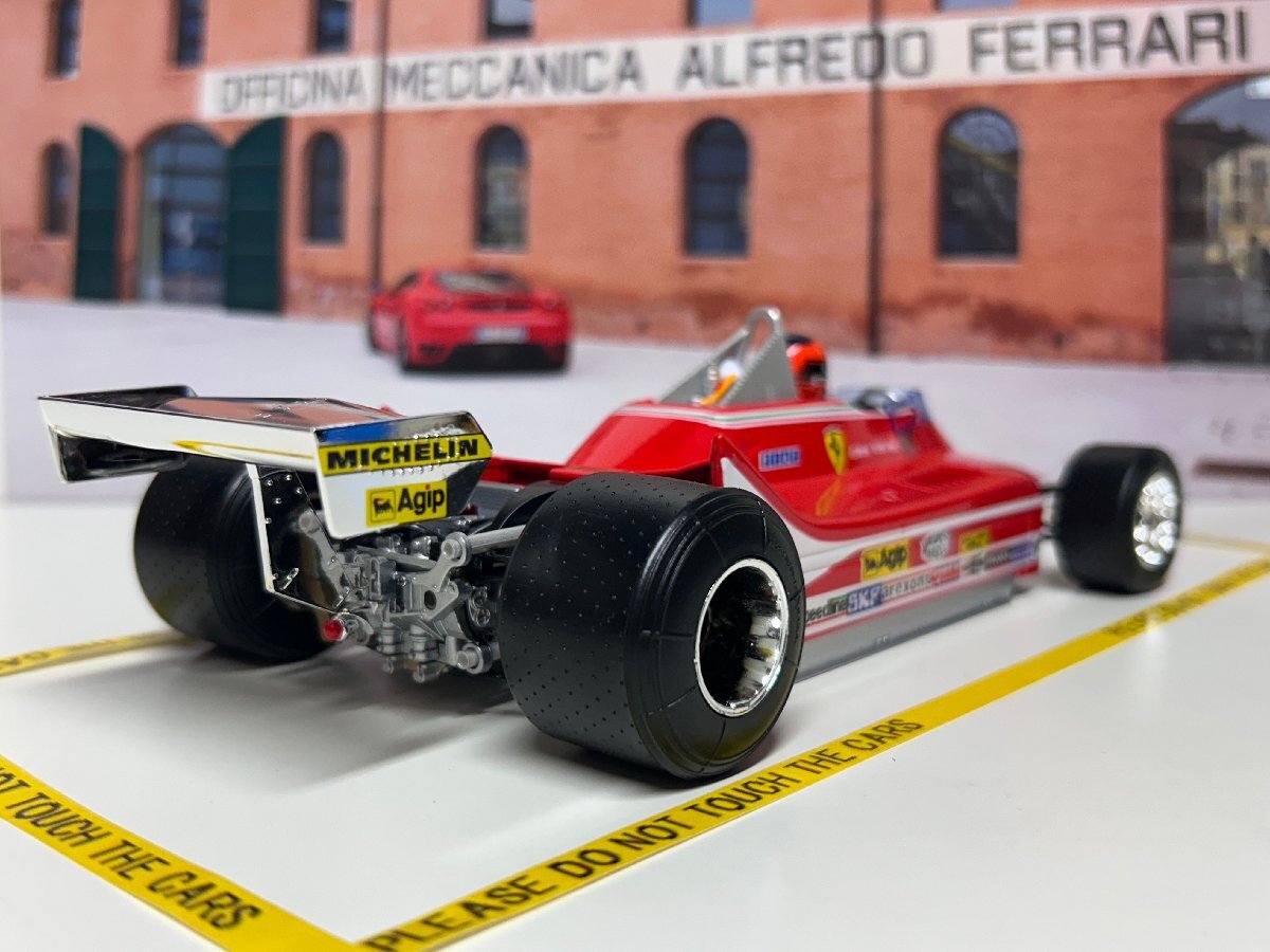 новинка Burago 1/18 Ferrari 312T4 #12 SOUTH AFRICA GP KYALAMI 1979 GILLES VILLENEUVE Ferrari BBurago