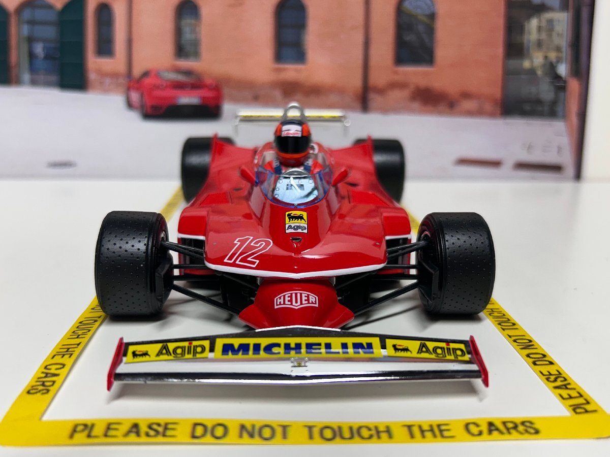 новинка Burago 1/18 Ferrari 312T4 #12 SOUTH AFRICA GP KYALAMI 1979 GILLES VILLENEUVE Ferrari BBurago