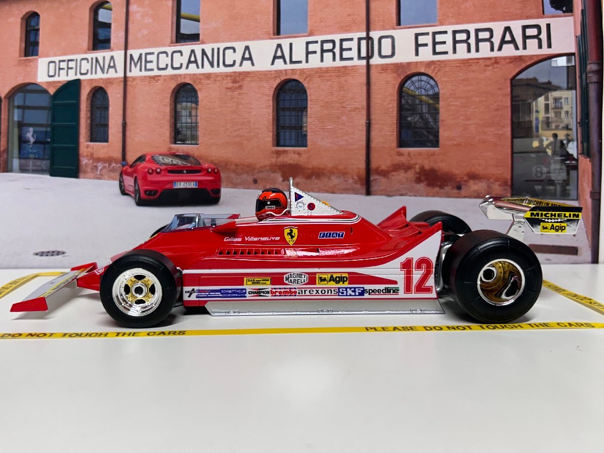 новинка Burago 1/18 Ferrari 312T4 #12 SOUTH AFRICA GP KYALAMI 1979 GILLES VILLENEUVE Ferrari BBurago