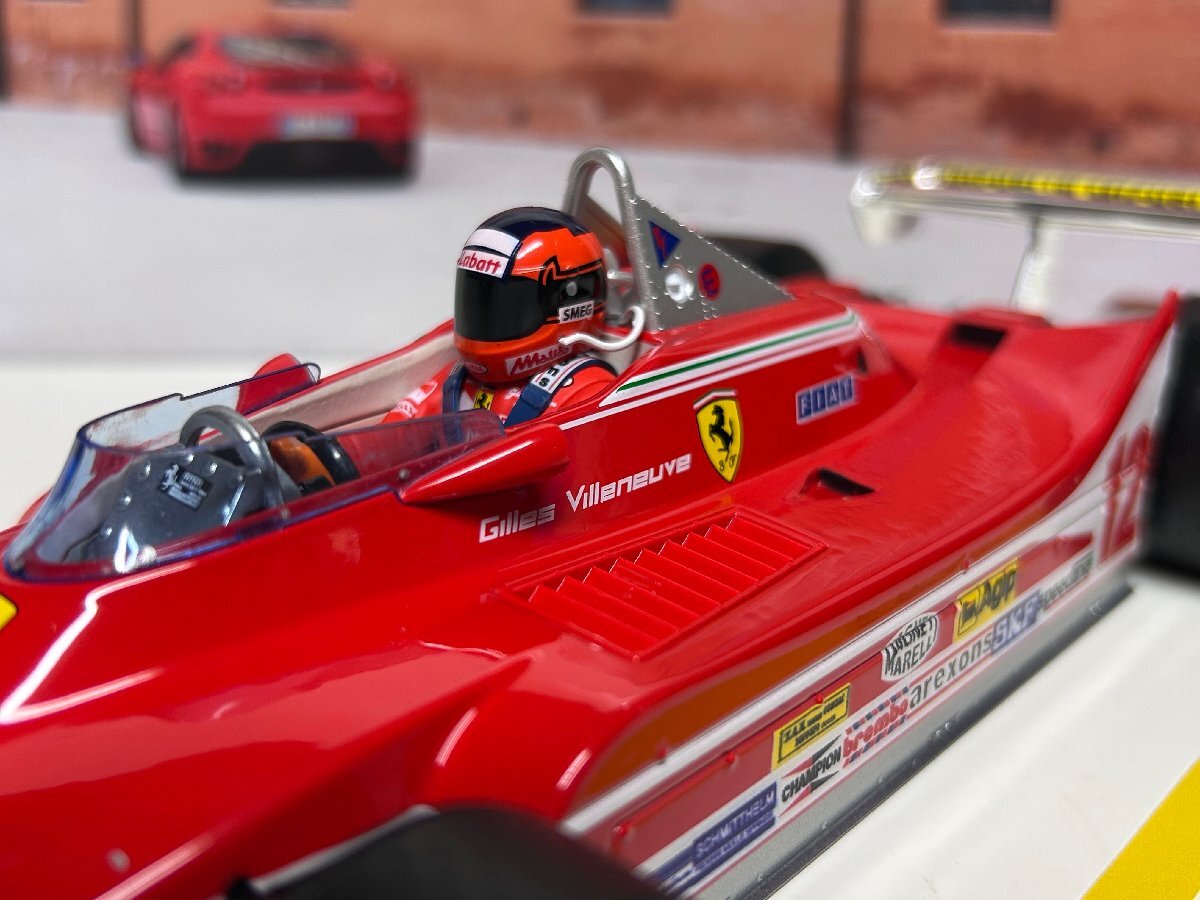 новинка Burago 1/18 Ferrari 312T4 #12 SOUTH AFRICA GP KYALAMI 1979 GILLES VILLENEUVE Ferrari BBurago