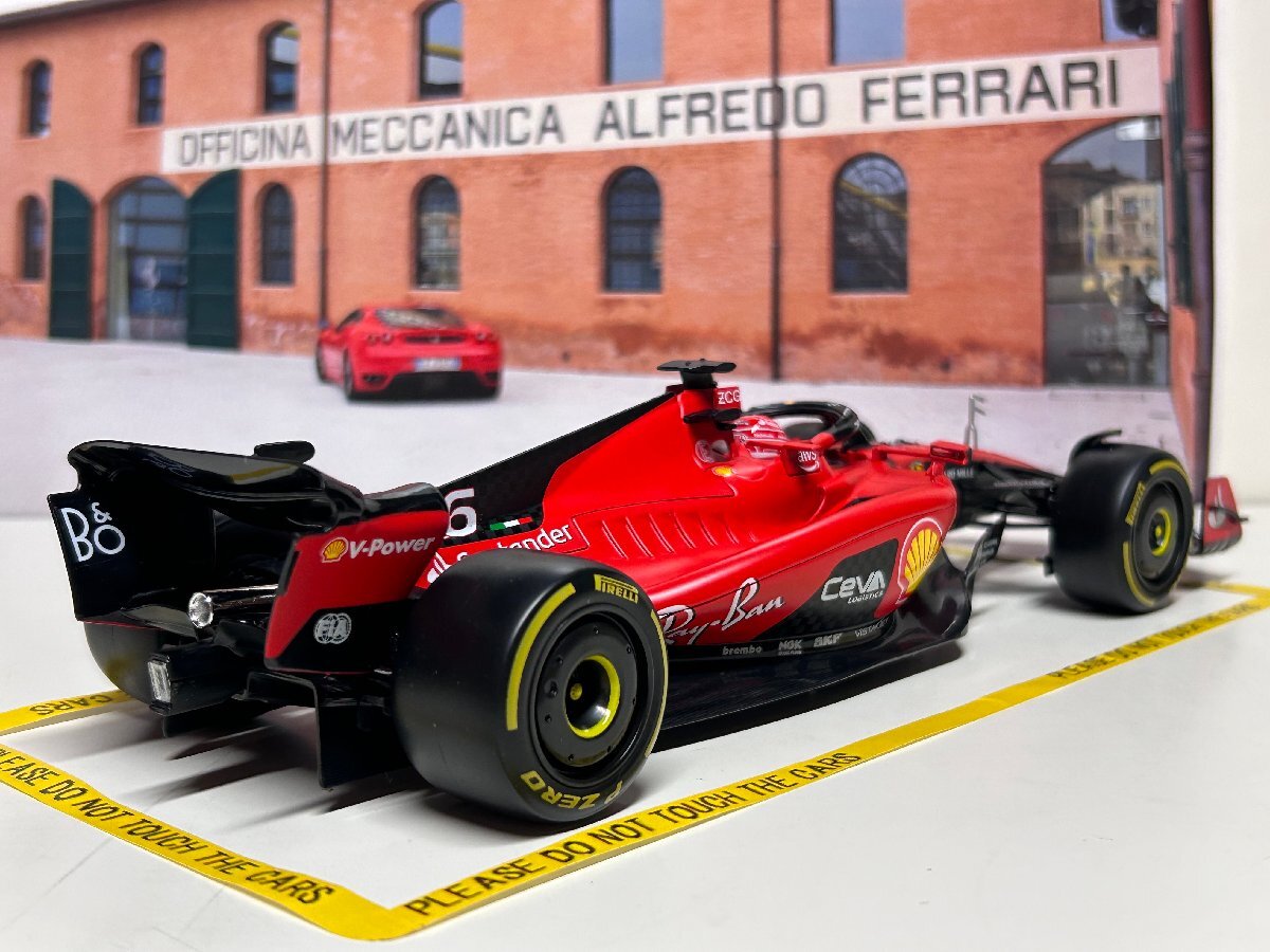  распродажа! Burago 1/18 Ferrari SF23 #16 CHARLES LECLERC Ferrari BBurago ru clair миникар 