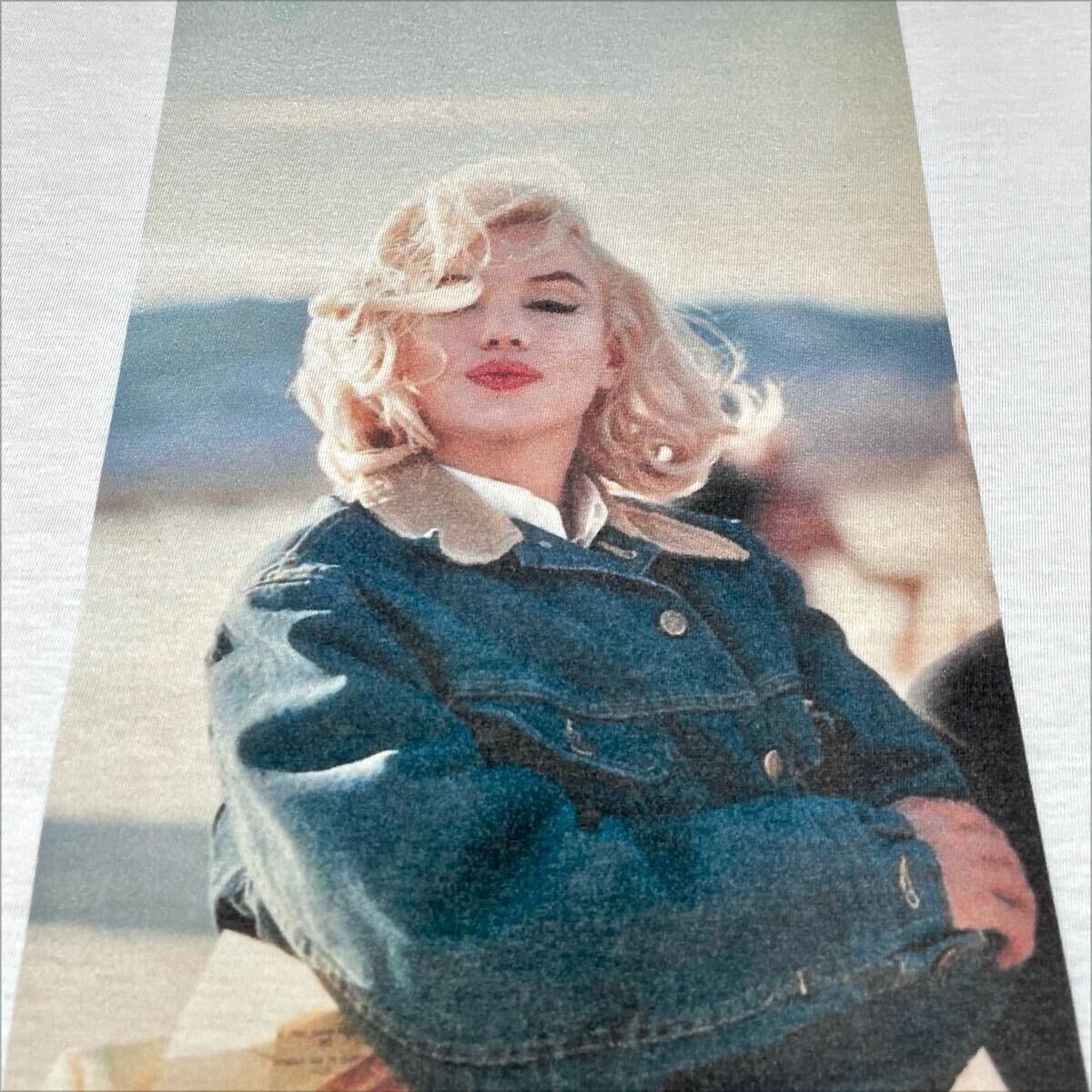 新品 マリリンモンロー 切手 セクシーブロンド セックスシンボル Tシャツ マリリンモンローからの手紙｜wened