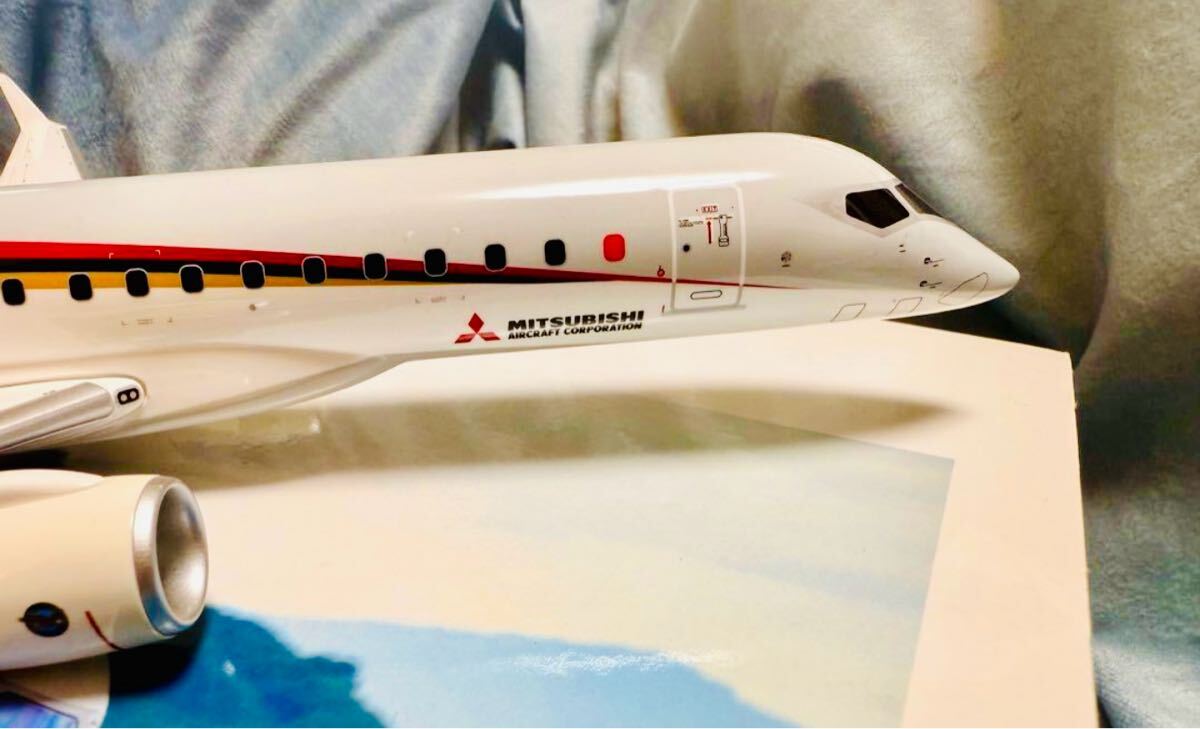 三菱航空機 MRJ90 JA21MJ 1:100 模型 1/100 国産リージョナルジェット MRJ90 JA21MJ 飛行試験機1号機