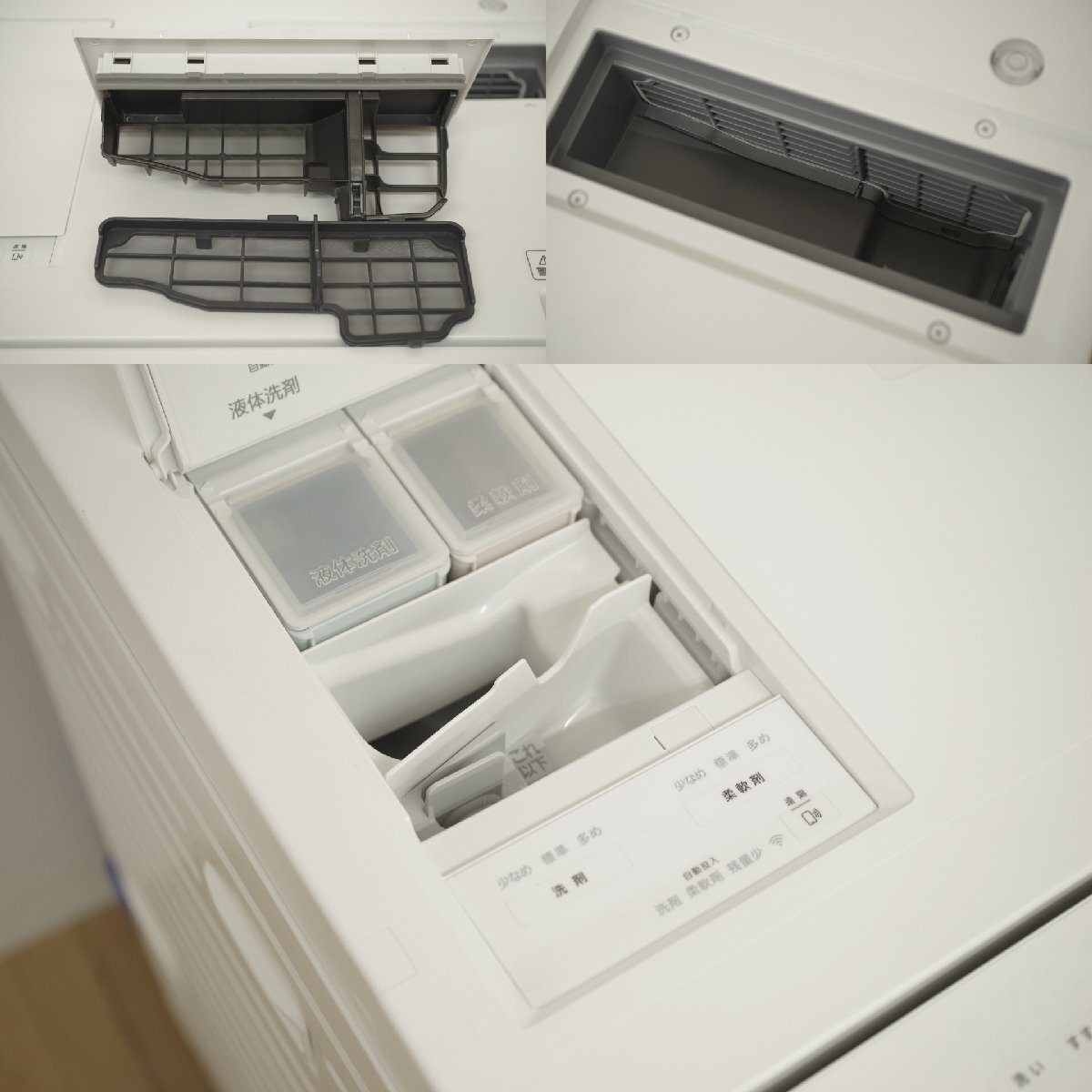  Panasonic 2023 год производства Cube ru барабанного типа стиральная машина NA-VG2700L стирка 10kg / сухой 5kg левый открытие автоматика вход смартфон синхронизированный б/у чистка settled 