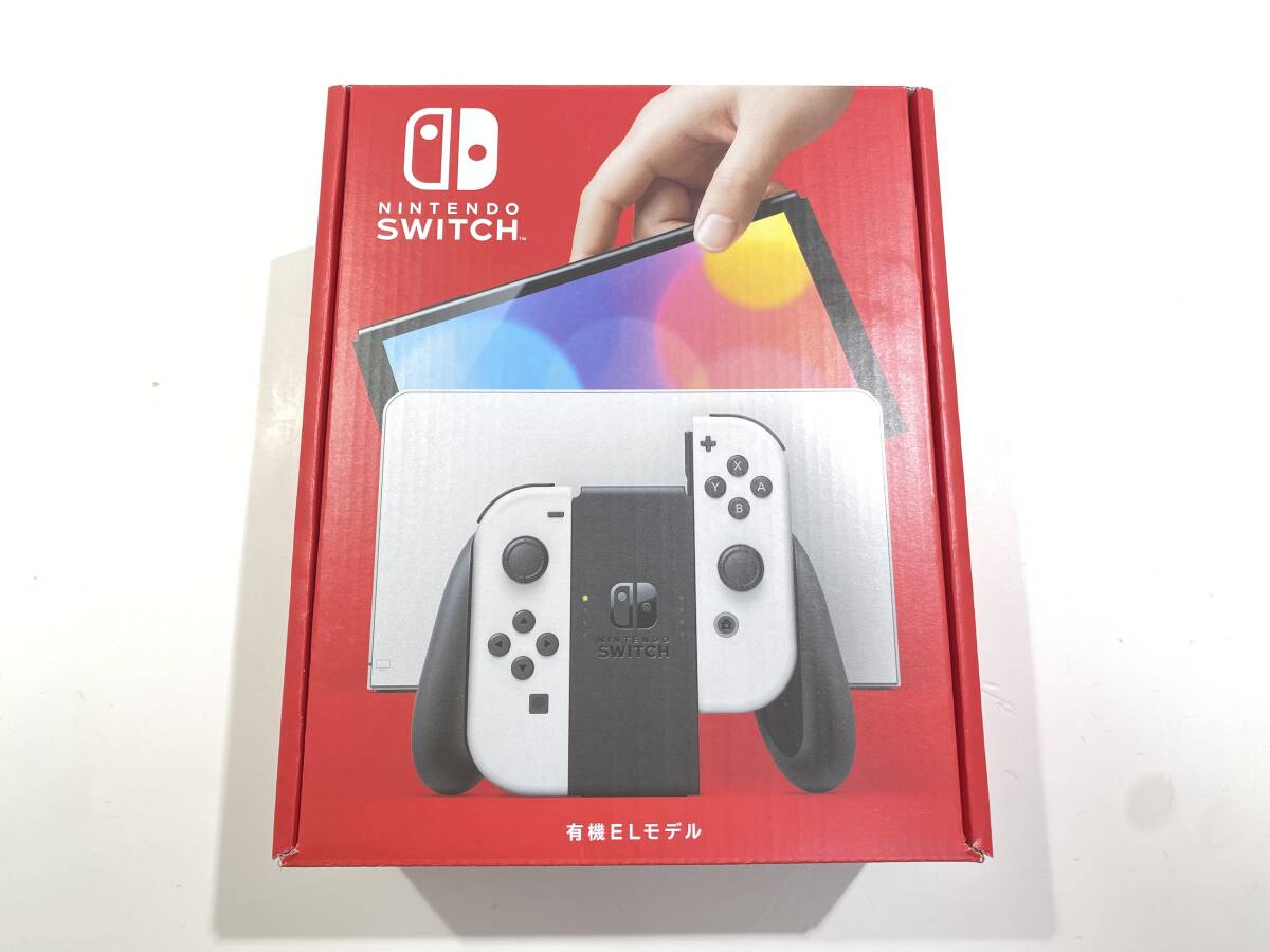 1円スタート 未使用品 店舗印無 Nintendo switch ニンテンドースイッチ 有機ELモデル ホワイト HEG-S-KAAAA ゲーミング ゲームハード ③