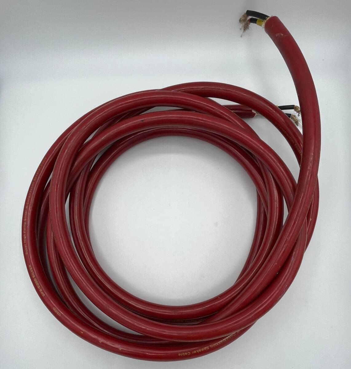 ■品■SPK-5000 SILVER ケーブル 赤 5m オーディオ機器用 OFE46526Z