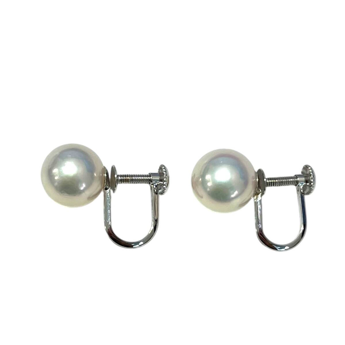 ■中古品■WGK14 パールイヤリング 総重量約2.68g レディース アクセサリー 本体のみOFE7-91Z_画像2