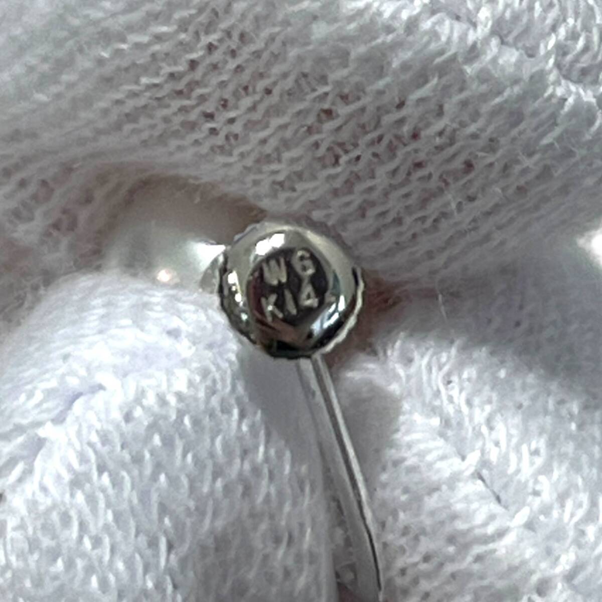 ■中古品■WGK14 パールイヤリング 総重量約2.68g レディース アクセサリー 本体のみOFE7-91Z_画像5