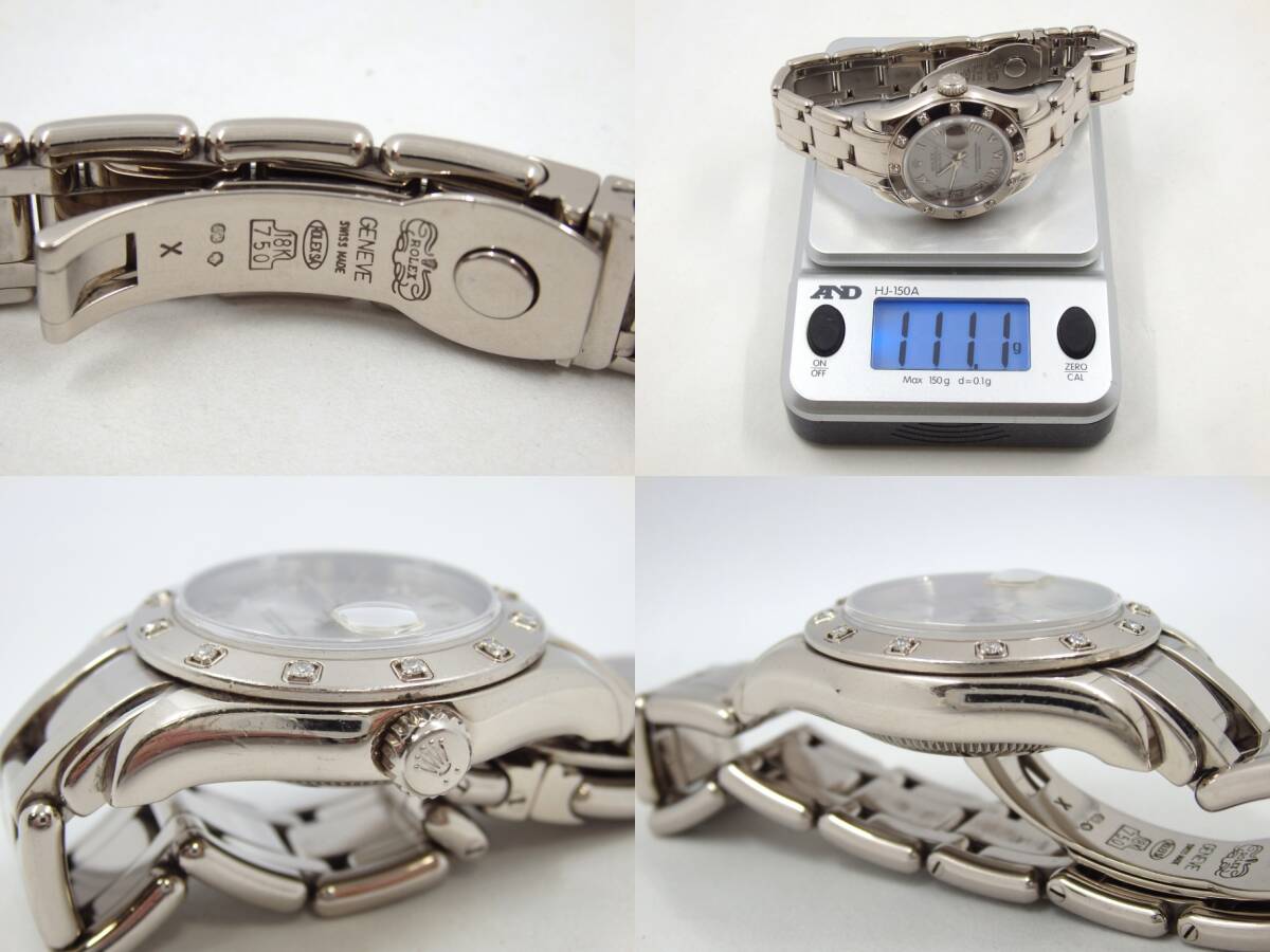 ★中古★ROLEX 69319 18K 750 ロレックス デイトジャスト パールマスター ベゼル12Pダイヤ 箱 ギャラ / OFG58625O