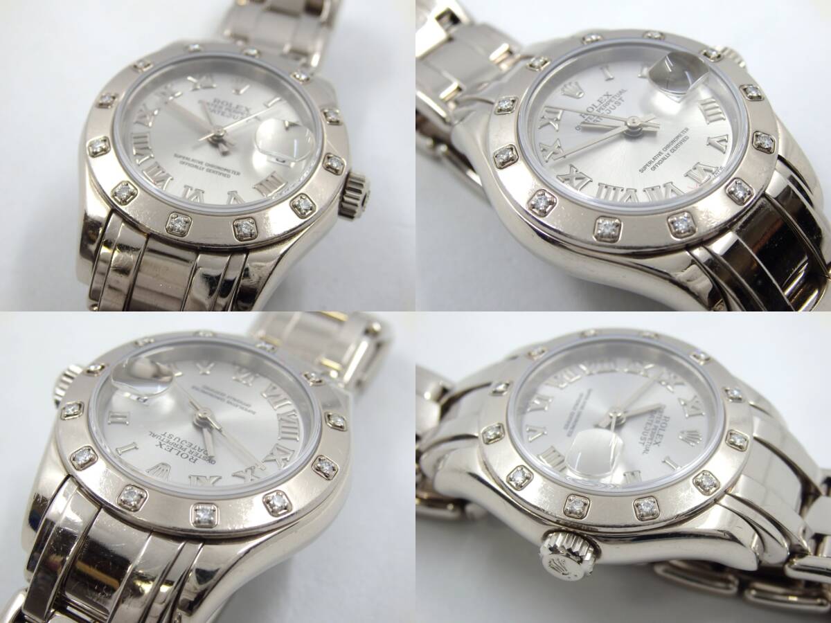 ★中古★ROLEX 69319 18K 750 ロレックス デイトジャスト パールマスター ベゼル12Pダイヤ 箱 ギャラ / OFG58625O