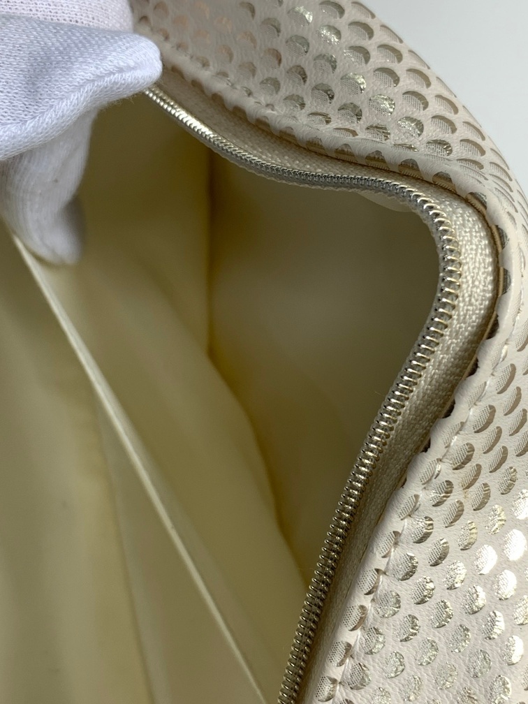 BVLGARI ブルガリ ポーチ ゴールド系 【中古】 ブランド 小物 総柄 メイク道具入れ 化粧ポーチ AEN9814GI_画像7