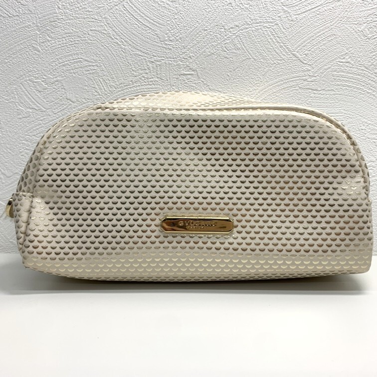 BVLGARI ブルガリ ポーチ ゴールド系 【中古】 ブランド 小物 総柄 メイク道具入れ 化粧ポーチ AEN9814GI_画像1