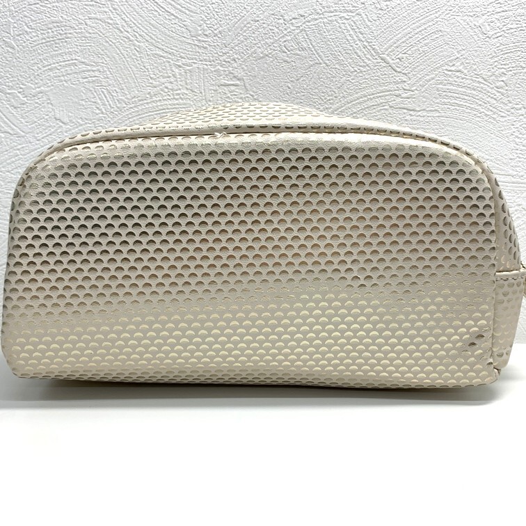 BVLGARI ブルガリ ポーチ ゴールド系 【中古】 ブランド 小物 総柄 メイク道具入れ 化粧ポーチ AEN9814GI_画像2