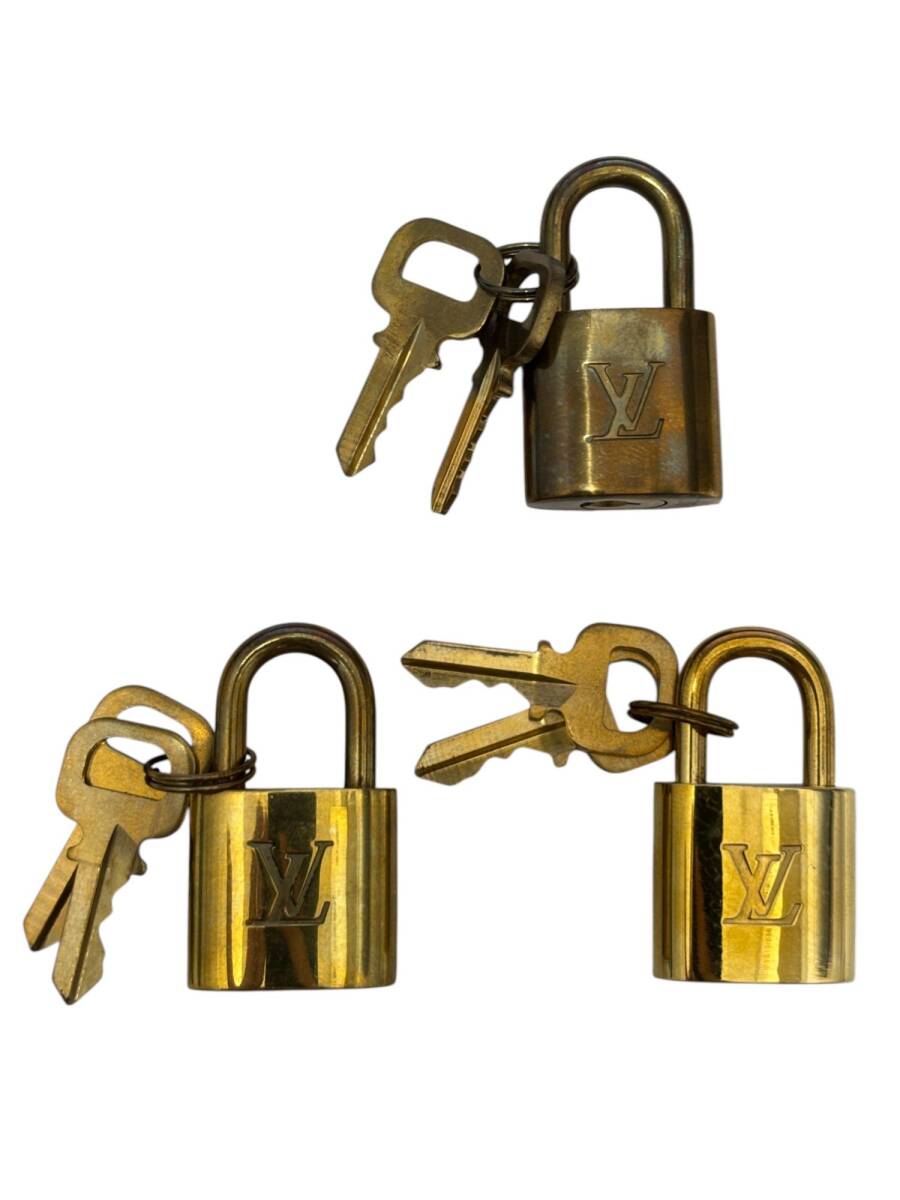 LOUIS VUITTON カデナ パドロック316 317 318 319 中古】 Louis Vuitton ルイヴィトン パドロック 南京錠 カデナ