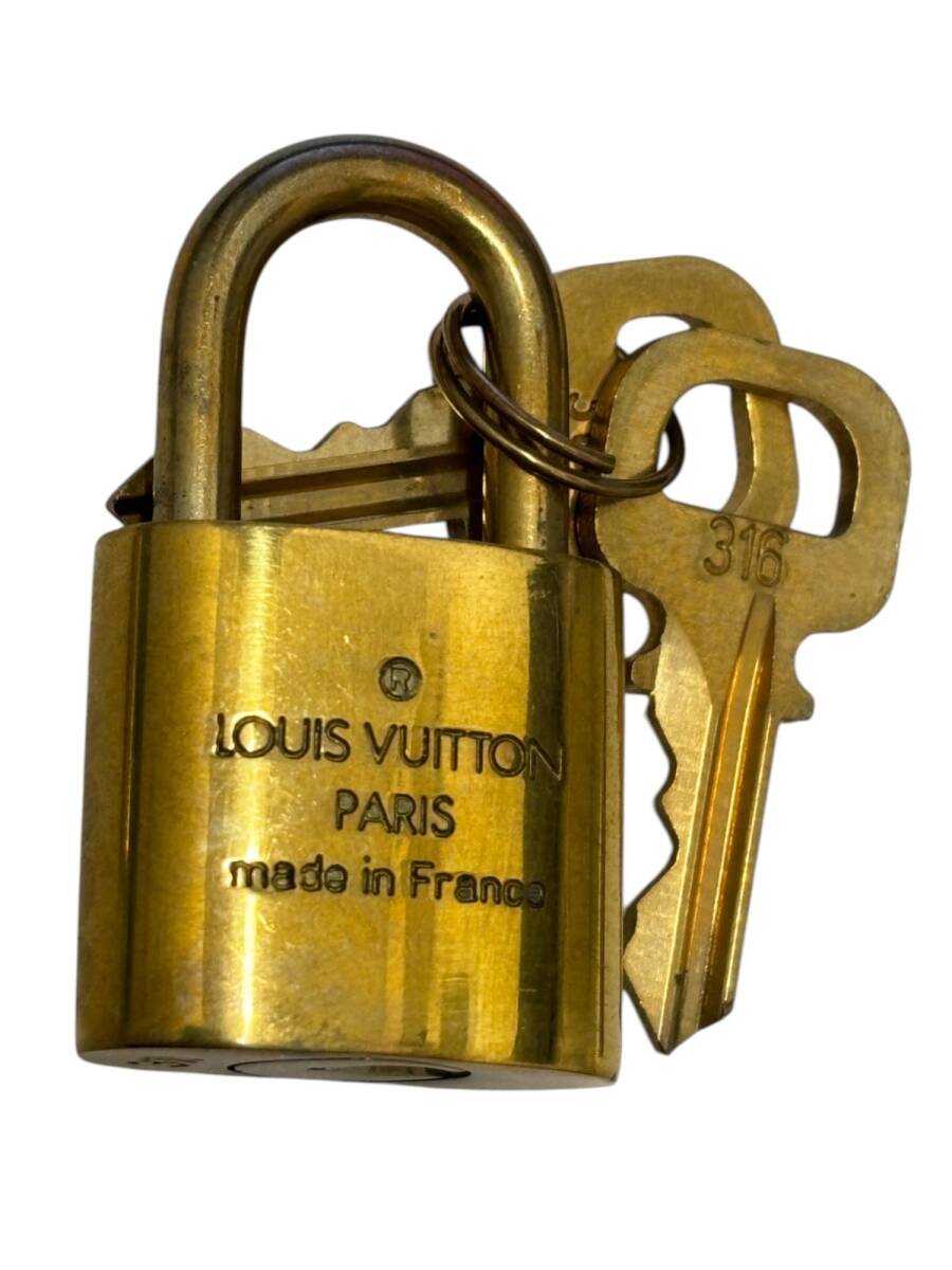 LOUIS VUITTON カデナ パドロック316 317 318 319 中古】 Louis Vuitton ルイヴィトン パドロック 南京錠 カデナ