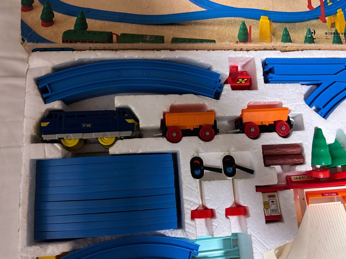 プラレール　往復ef-66 立体積み降ろしセット　古い　昔　レトロ　当時物　日本製_画像6