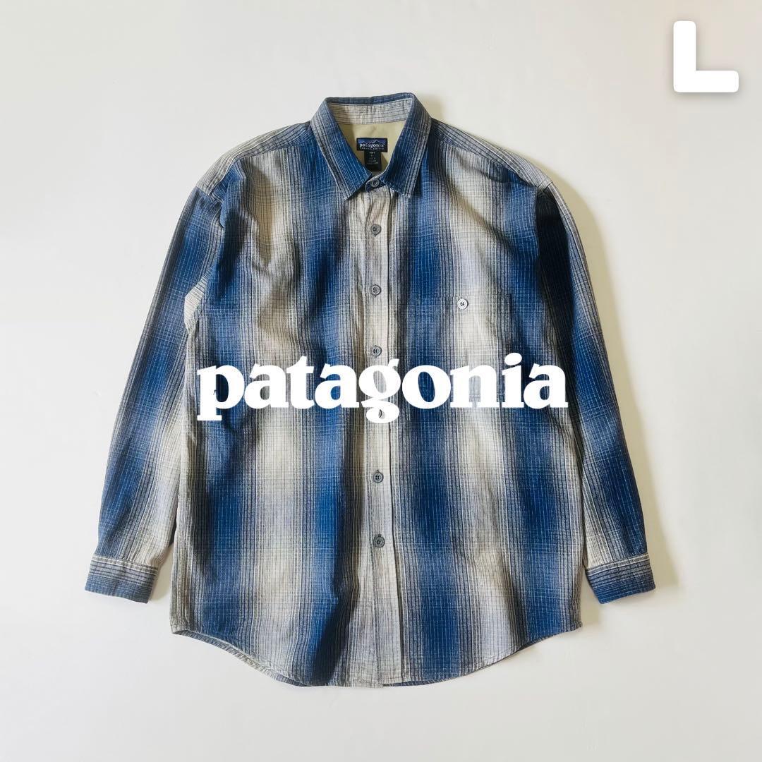 Patagonia 1999年製 オンブレチェック ヤーンダイワークシャツ L Patagonia 1999年製 オンブレチェック ヤーンダイワークシャツ L